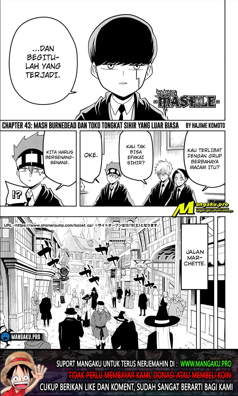 Mashle: Magic and Muscles chapter 43